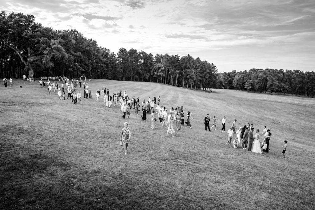 La foule des invités